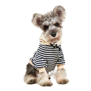 Striped Sailor Dog Hoodie
