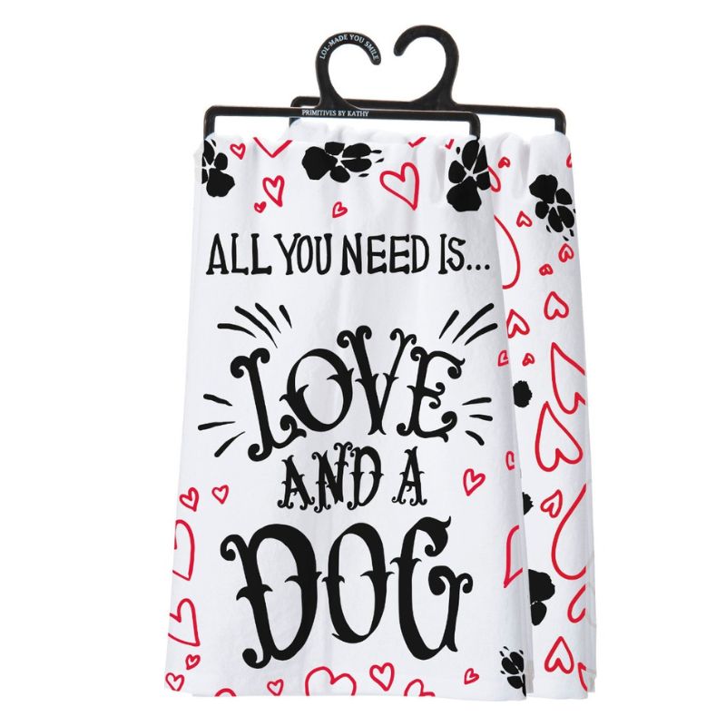 Kitchen Towel - All You Need Is Love And A Dog - Southlake Paws