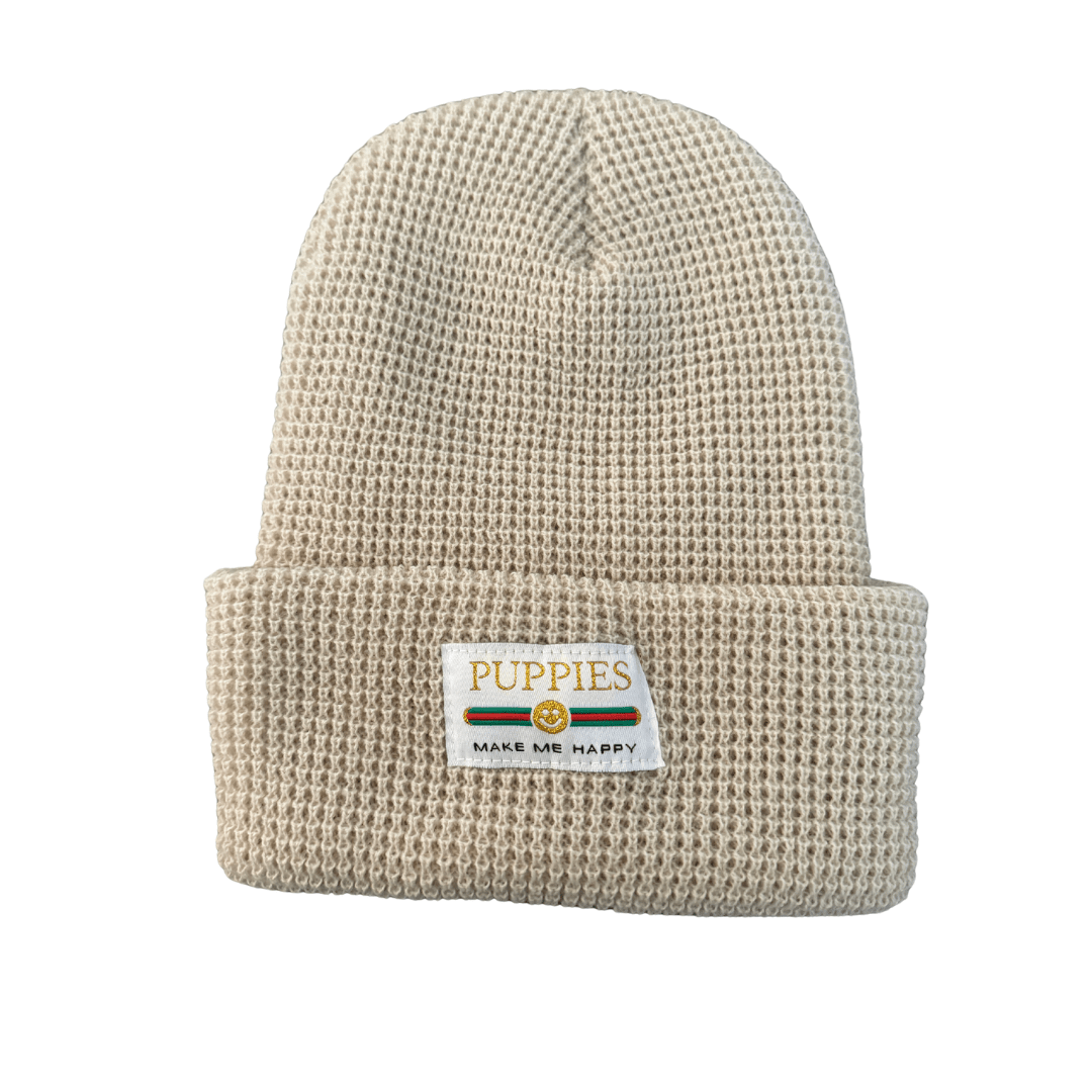 Pup Lux | Gold Label Waffle Beanie