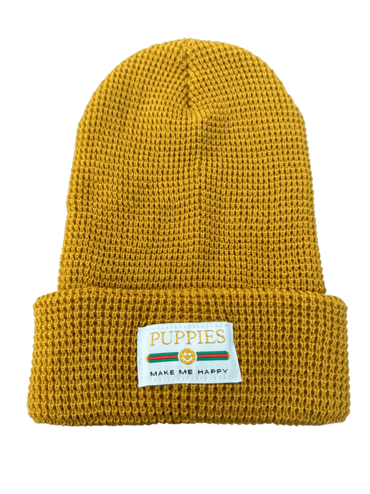 Pup Lux | Gold Label Waffle Beanie