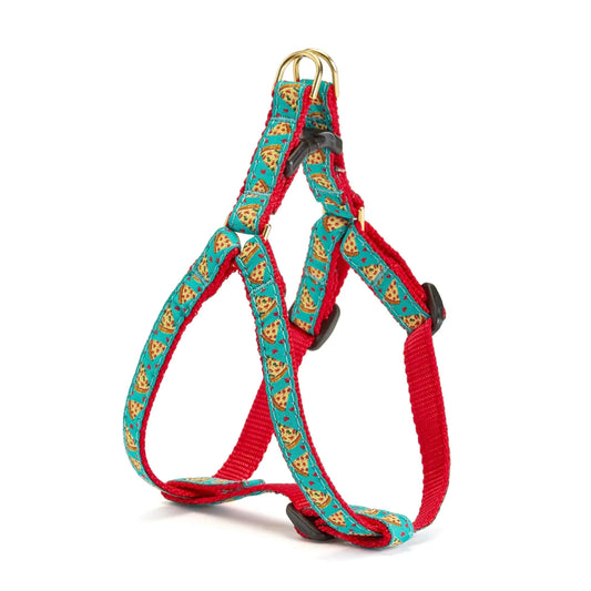 Up Country Pizza Lover Small Breed Dog Harness Made in USA