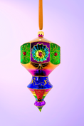 Load image into Gallery viewer, Vegas Prisma Polish Glass Ornament - Southlake Paws
