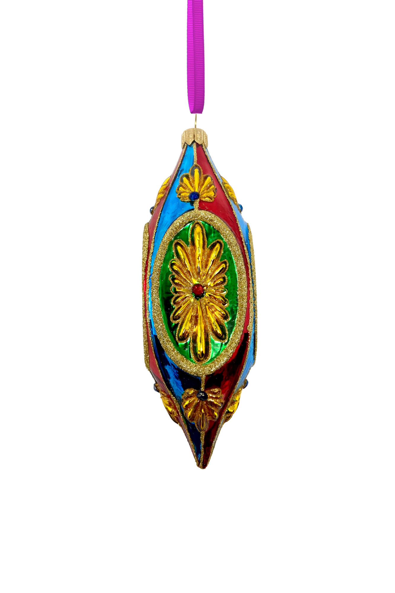 Venetian Coin Glass Ornament - Southlake Paws