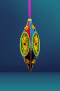 Load image into Gallery viewer, Venetian Coin Glass Ornament - Southlake Paws
