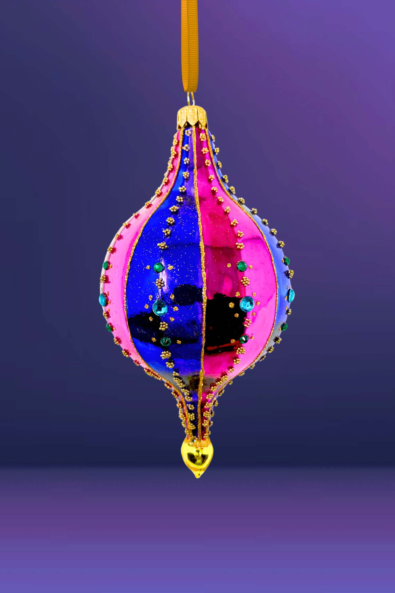 Venezia Balloon Polish Glass Bauble - Southlake Paws