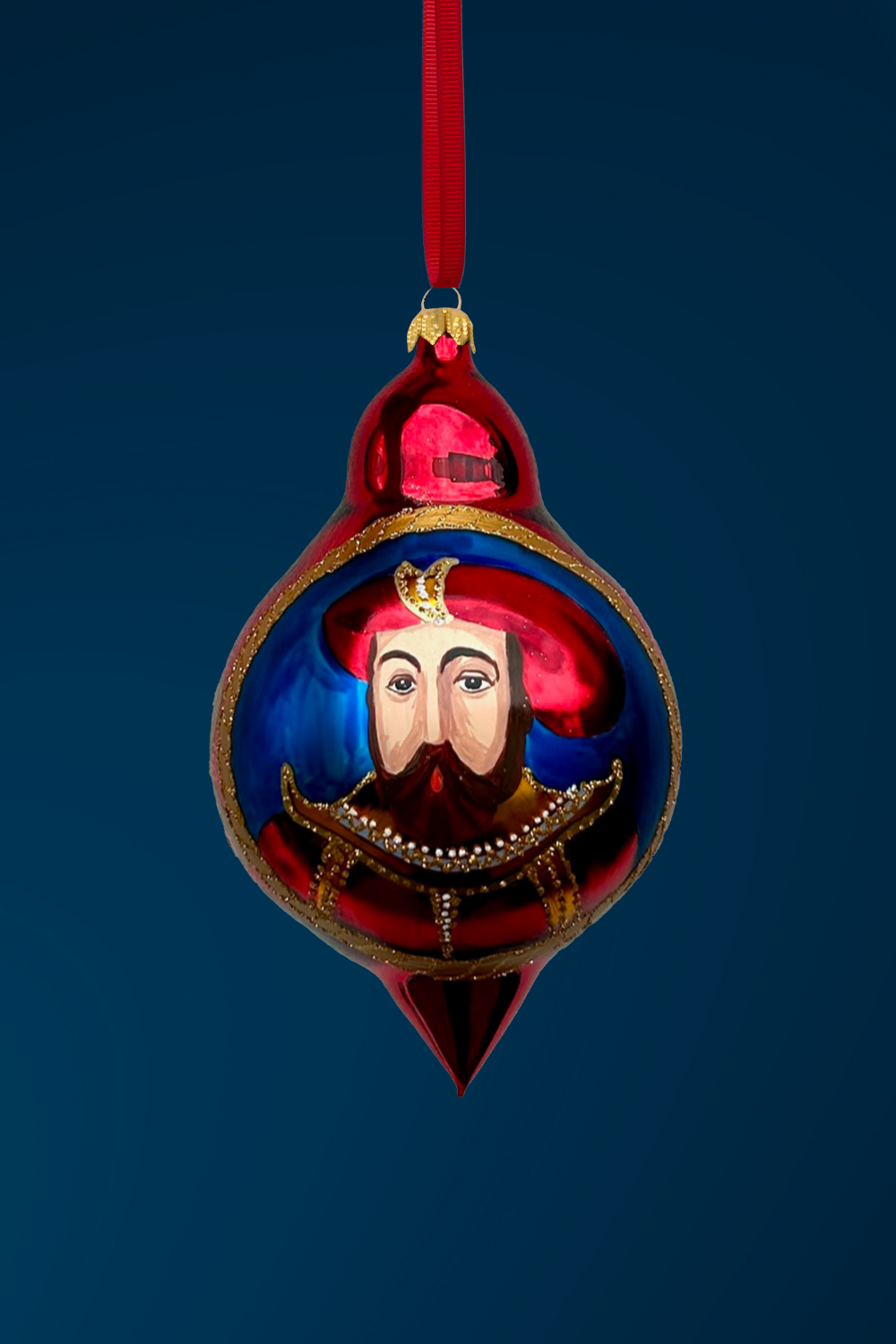 Vincenzo Sicilian Carretto Glass Bauble - Southlake Paws
