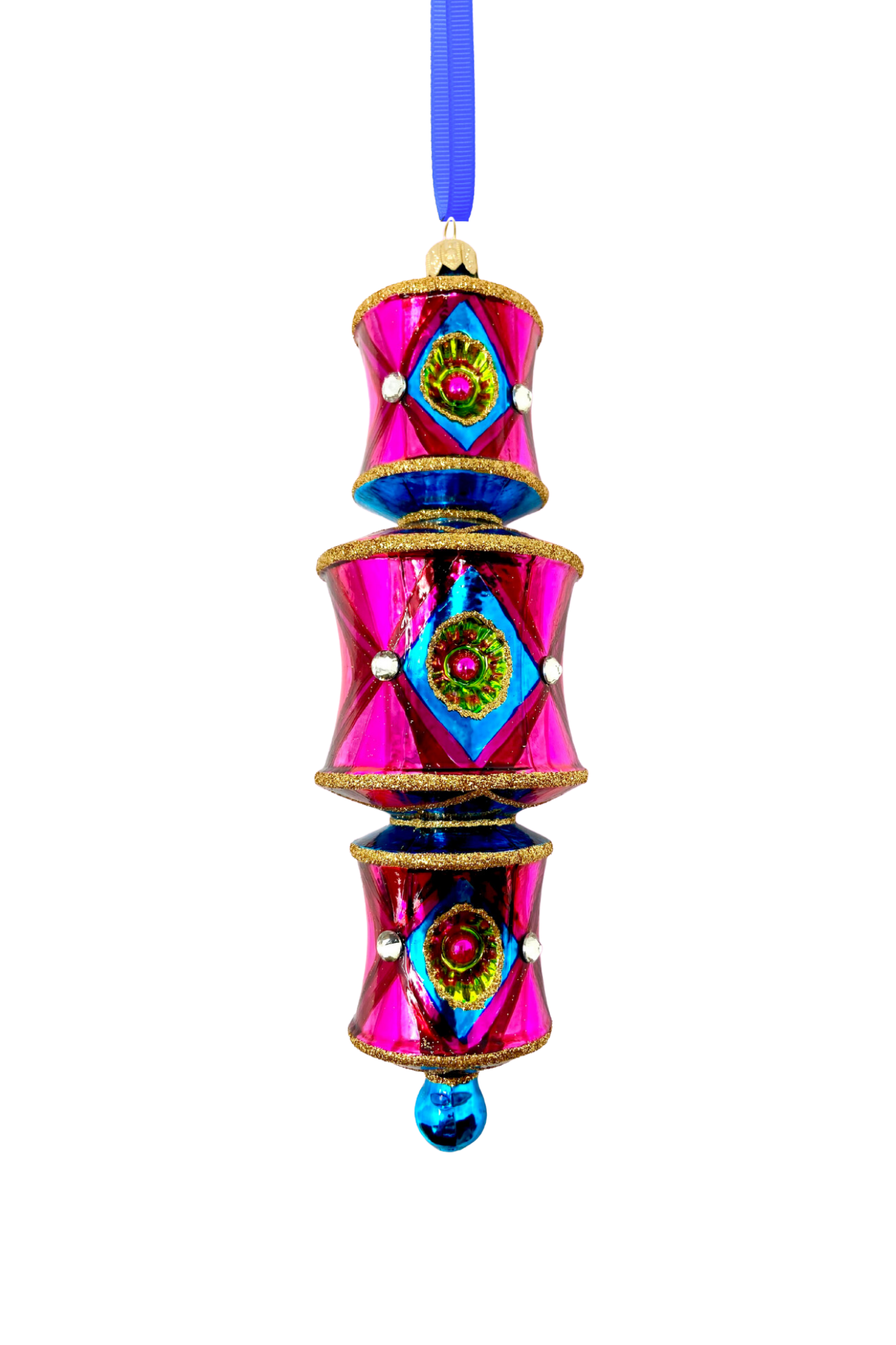 Viva Las Vegas Dazzler Glass Ornament - Southlake Paws