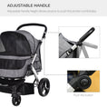 Load image into Gallery viewer, Travel Pet Stroller with Adjustable Handlebar
