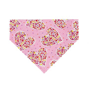Valentines Day Colorful Hearts Dog Bandana