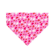 Valentines Day Pink Hearts Dog Bandana
