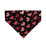 Valentines Day Pink Hearts Dog Bandana