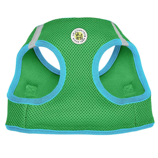 Up Country Lime and Aqua Small Dog Vest Dog Harness