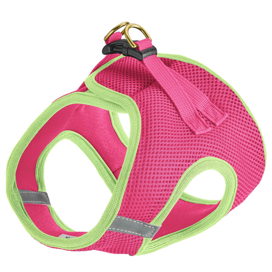 Up Country Pink and Lime Small Dog Vest Dog Harness