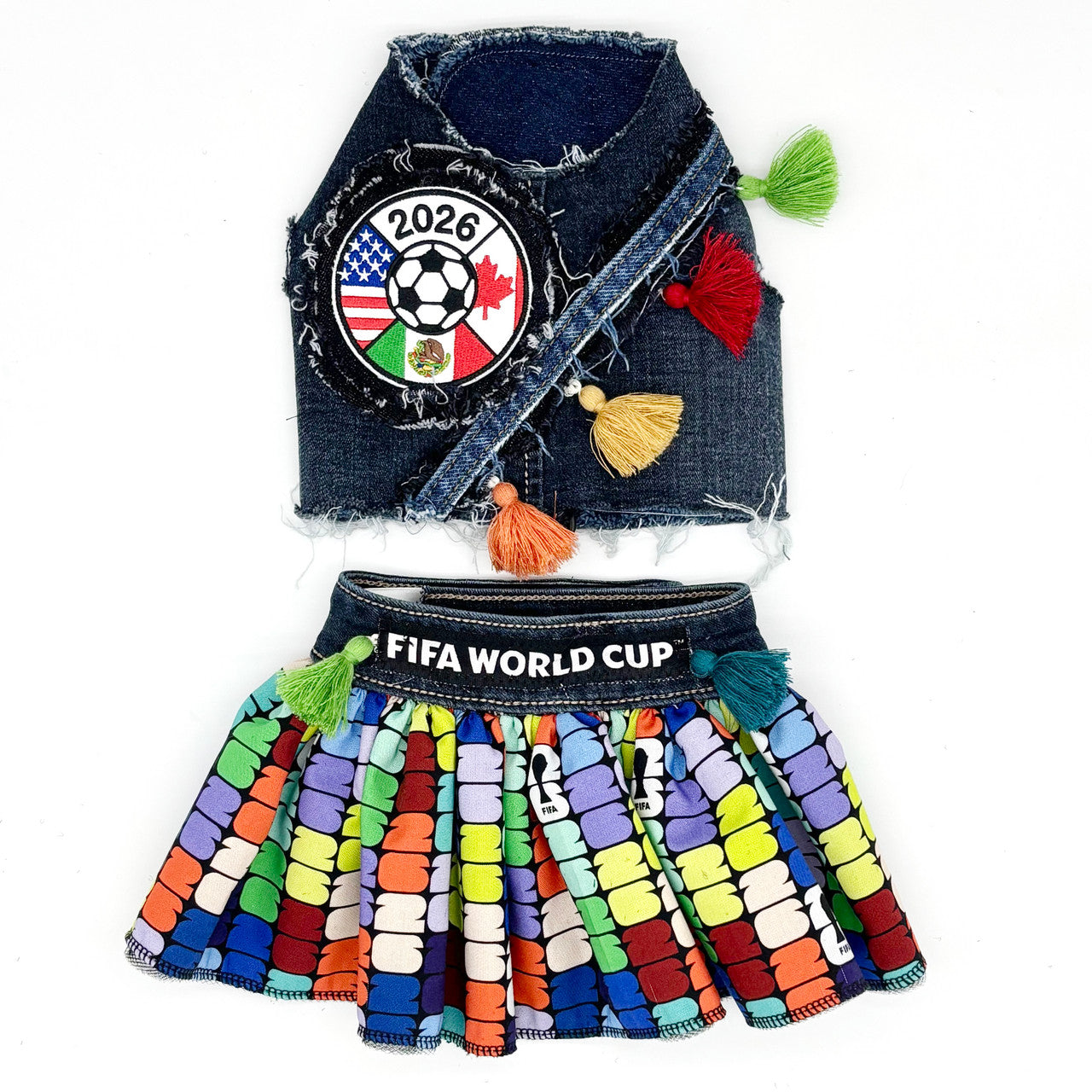 Vintage FIFA World Cup Dog Skirt