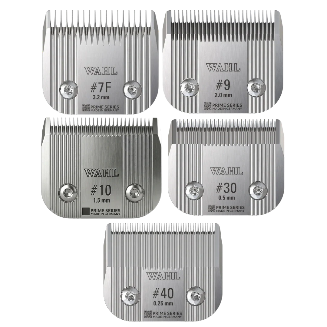 #40, #30, #10, #9 and #7 Prime Series Blade Set by Wahl