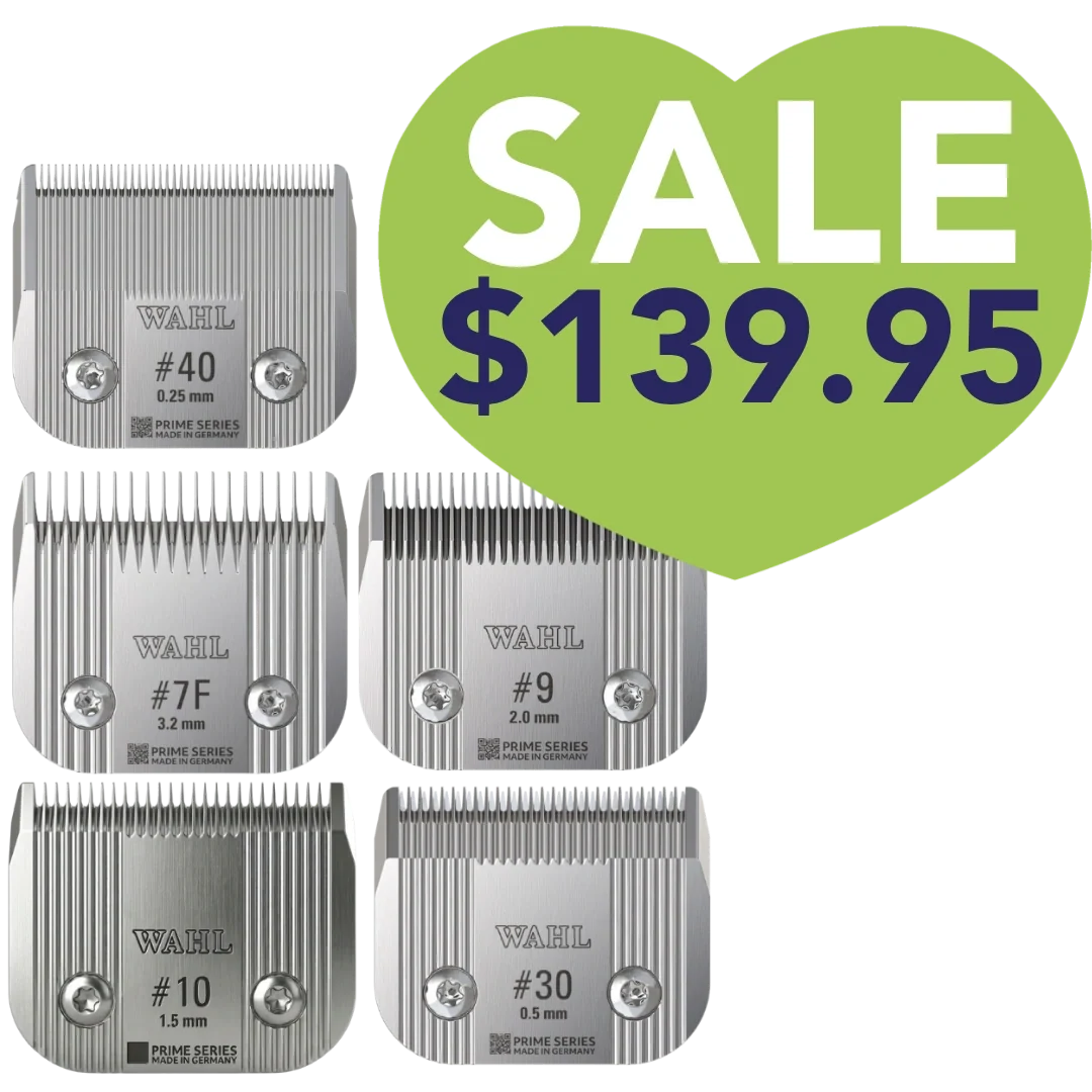 #40, #30, #10, #9 and #7 Prime Series Blade Set by Wahl