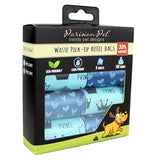 Parisian Pet 'Prince Hearts' Waste Bags for Dogs & Cats - Blue, Leak-Proof, Durable Pet Waste Bags