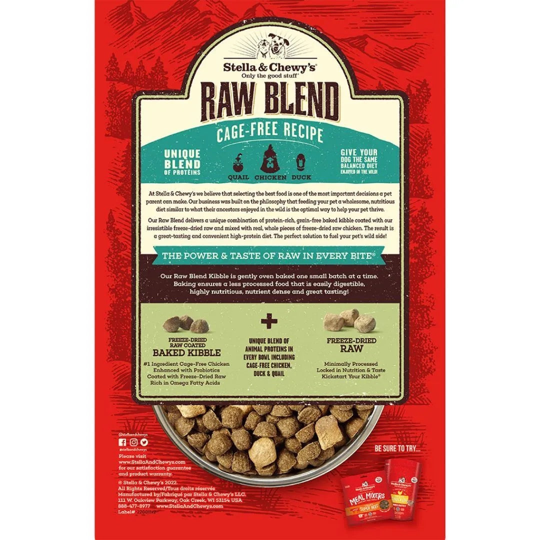 Stella & Chewy’s Raw Blend Cage Free Recipe Dog Food 