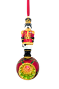 Load image into Gallery viewer, Westminster Raccoon Glass Christmas Ornament
