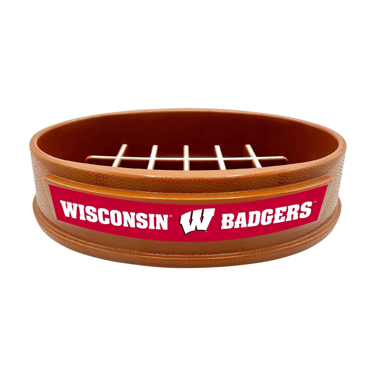 Wisconsin Football Slow Feeder Bowl
