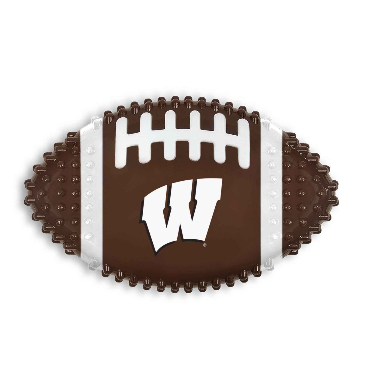Wisconsin Hard Nylon Football Chew Toy