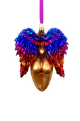 Load image into Gallery viewer, Saphira Winged Angel Sculpture Glass Ornament
