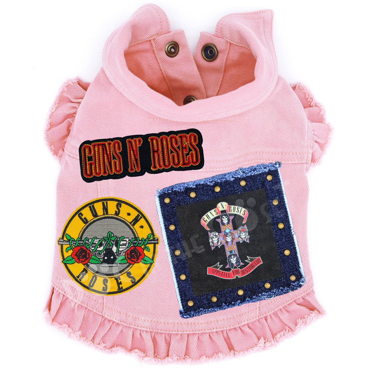 Rock Star - Guns N' Roses - Appetite for Destruction Denim Dog Jacket alternate view