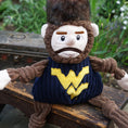 Load image into Gallery viewer, NCAA West Virginia University, Mountaineer Knottie® Plush Dog Toy - image 6
