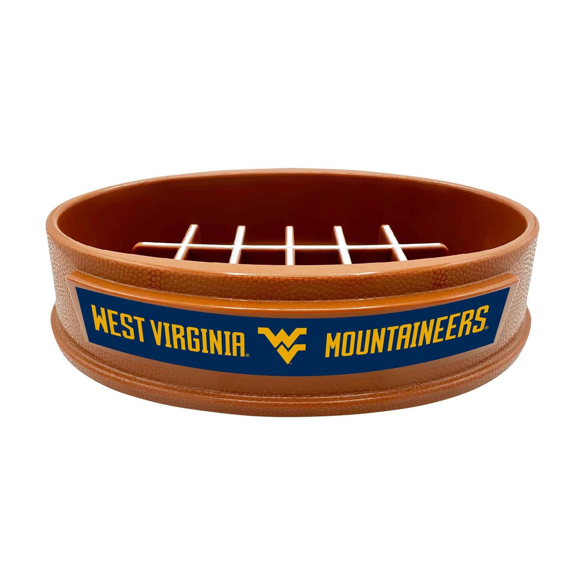 West Virginia Football Slow Feeder Bowl