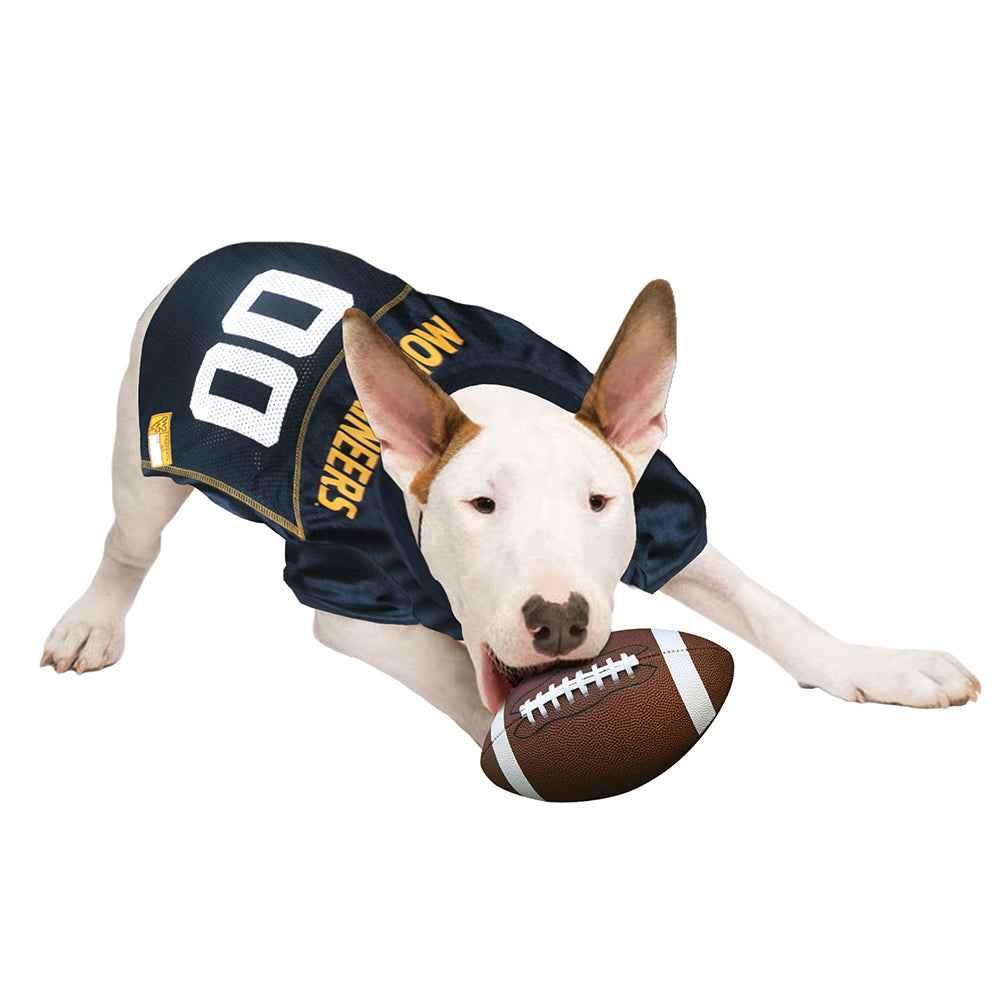 West Virginia College Dog Jersey - Official College Sports Pet Fan Apparel