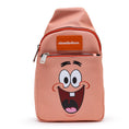Load image into Gallery viewer, Nickelodeon Bag, Sling, SpongeBob Patrick Star Close Up, Salmon Orange, Bounding, Vegan Leather
