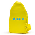 Nickelodeon Bag, Sling, SpongeBob SquarePants Smiling Face Character Close Up Yellow, Bounding, Vegan Leather
