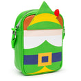 Load image into Gallery viewer, Elf Bag, Cross Body, Buddy The Elf Character Bound, Green, Vegan Leather
