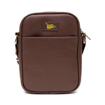 The Flintstones Bag, Cross Body, Cocoa Pebbles Fred and Barney Cereal Box Replica, Brown, Vegan Leather