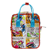 DC Comics Bag, Crossbody, Superman Return to Action Comics Cover Pose and Scenes, Vegan Leather