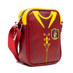 The Wizarding World of Harry Potter Vegan Leather Crossbody Bag with Adjustable Straps, Hogwarts Gryffindor Quidditch Uniform