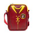 Load image into Gallery viewer, The Wizarding World of Harry Potter Vegan Leather Crossbody Bag with Adjustable Straps, Hogwarts Gryffindor Quidditch Uniform

