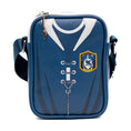 Load image into Gallery viewer, The Wizarding World of Harry Potter Vegan Leather Crossbody Bag with Adjustable Straps, Hogwarts Ravenclaw Quidditch Uniform Blue
