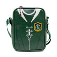 Load image into Gallery viewer, The Wizarding World of Harry Potter Vegan Leather Crossbody Bag with Adjustable Straps, Hogwarts Slytherin Quidditch Uniform Green
