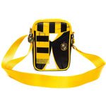The Wizarding World of Harry Potter Bag, Cross Body, Harry Potter Hogwarts School Hufflepuff Uniform Embroidered, Vegan Leather