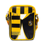 The Wizarding World of Harry Potter Bag, Cross Body, Harry Potter Hogwarts School Hufflepuff Uniform Embroidered, Vegan Leather
