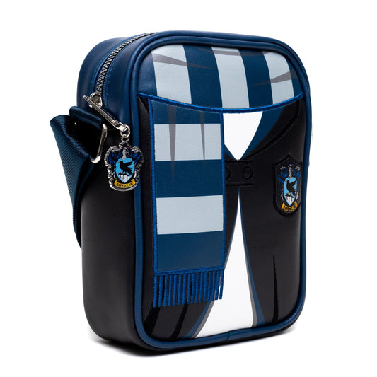 The Wizarding World of Harry Potter Bag, Cross Body, Harry Potter Hogwarts School Ravenclaw Uniform Embroidered, Vegan Leather