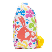 Nickelodeon Vegan Leather Crossbody Sling Bag, SpongeBob SquarePants Smiling Character Close Up and Icons, 7