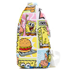 Nickelodeon Vegan Leather Crossbody Sling Bag, SpongeBob SquarePants and Friends Character Blocks, 7