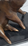 Load image into Gallery viewer, Bronze Metal Cute Pig Statue Sculpture Figure Figurine after PJ Mene 8.5" x 10"
