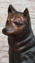 Load image into Gallery viewer, Shiba Inu Puppy Dog Bronze Sculpture Statue Figurine Collectible Art
