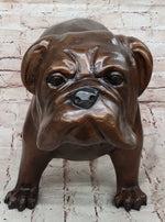 Life Size English Bulldog Puppy Bronze Statue Sculpture Figure 14