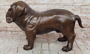 Life Size English Bulldog Puppy Bronze Statue Sculpture Figure 14