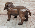 Load image into Gallery viewer, Life Size English Bulldog Puppy Bronze Statue Sculpture Figure 14" x 24" 
