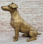 Life Size Jack Russell Terrier Dog Bronze Sculpture Statue Figure 19